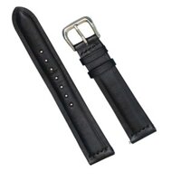 Dây da tổng hợp đồng hồ 16mm DVM6K3 Đen