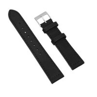 Dây da tổng hợp đồng hồ 18mm L014-04-18 Đen