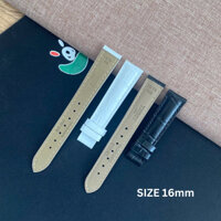 Dây da vân cá sấu thay thế dây đồng hồ T.I.S.O.T size 16mm