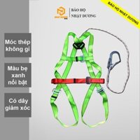 Dây đai an toàn bảo hộ lao động 1 móc sắt không gỉ TT01, Đai an toàn trên cao có chứng nhận ISO
