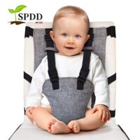 Dây đai an toàn cho ăn cho trẻ em SPDD, Dây an toàn bảo vệ chống rơi Ghế ăn cho bé, Dây an toàn ghế có thể gập lại di động đơn giản Dây nịt an toàn Ghế ngồi ô tô