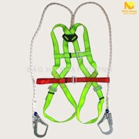 Dây đai an toàn lao động toàn toàn thân 2 móc sắt lớn HPTT11-PP trọng tải 1000kg- Nsafe