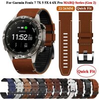 Dây đai cho Garmin marq vận động viên phiêu lưu mạo hiểm golfer Captain Aviator epix Gen 2 QuickFit 22 26mm Fenix 7 7x 6 6x Pro 3 3hr Silicone da Enduro 2 Watchband Vòng đeo tay