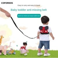 Dây đai chống mất COFORDOS cho trẻ mới biết đi, Dây đeo cổ tay đi bộ an toàn Dây xích cho trẻ mới biết đi, Ba lô trẻ em dễ thương Dây đeo trợ lý có thể điều chỉnh Dây đeo trẻ em bé gái