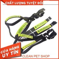 Dây đai dắt thú cưng đi dạo Police (2,5cm) - phụ kiện pet - Clean Pet