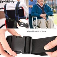 Dây đai ghế ngồi xe lăn LYMEDIA, Dây đeo thắt lưng xe lăn có thể điều chỉnh thoải mái, Dây đeo điều dưỡng Unisex Phụ kiện xe lăn