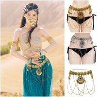 Dây đai lưng đeo bụng phụ kiện đôn hoàng phong cách boho mông cổ tây tạng cosplay tiểu phong đông cung