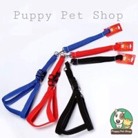 DÂY ĐAI NGỰC DẮT CHÓ MÈO ĐỆM DA