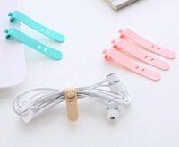 Dây đai silicon quấn dây sạc, tai nghe