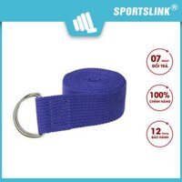 Dây đai tập yoga sợi cotton LK25 Xanh Dương