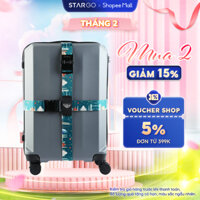 Dây đai vali Stargo -  Chất liệu nhựa PP cao cấp, Khóa 3 số an toàn, chống thất lạc hành lý