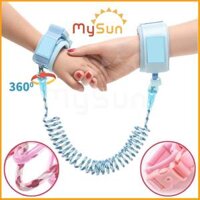 Dây đai vòng đeo tay dắt bé đi dạo, phản quảng có khóa an toàn chống lạc cho trẻ em MySun
