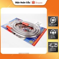 DÂY DẪN GAS VỎ BỌC INOX + 2 CỔ DÊ