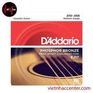 Dây Đàn Guitar Acoustic D'ADDARIO EJ17