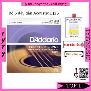 Dây đàn Guitar Acoustic DAddario EJ26