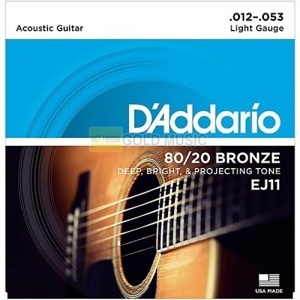 Dây đàn guitar acoustic D'Addario EJ11 (EJ-11)
