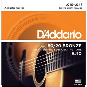 Dây đàn Guitar Acoustic DAddario EJ10