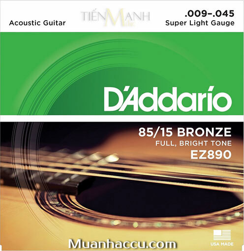 Dây đàn Guitar Acoustic D'Addario EZ890