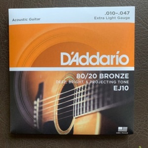 Dây đàn Guitar Acoustic DAddario EJ10