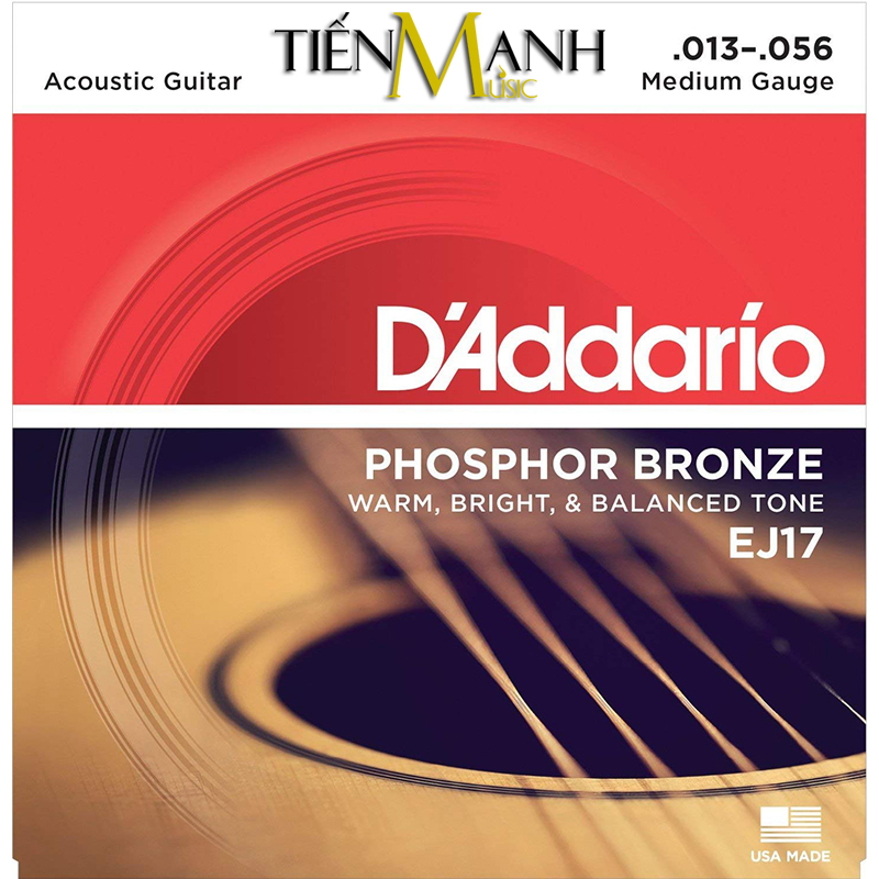 Dây Đàn Guitar Acoustic D'ADDARIO EJ17