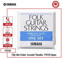 Dây đàn Guitar Acoustic Nhật Bản Yamaha  FS520 - Guitar Strings LIGHT (Chính hãng)