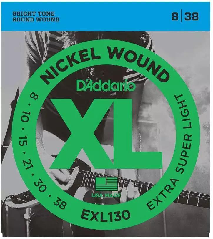 Dây đàn gutiar Electric D'Addario EXL130 Nikel Wound