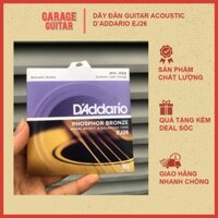 Dây Đàn kim loại rất tốt dành cho đàn Guitar Acoustic D’Addarió EJ26- HÀNG CHÍNH HÃNG - Garage Guitar