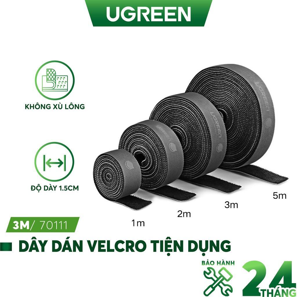 Dây dán Velcro dài 1M tiện dụng bản 1.5mm Ugreen 70110