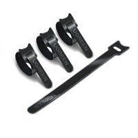 Dây dán Velcro tiện dụng chất liệu plastic 1 sợi 18cm màu đen 1 túi có 1 chiếc 20245P1 Ugreen 88933 LP401 Hàng Chính Hãng
