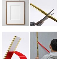 Dây dán viền PVC cuộn 10 mét dài DẠNG PHẲNG trang trí tường nhà