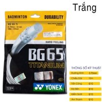 Dây đan vợt cầu lông Yonex BG65 TITANIUM 1 bộ