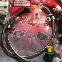 Dây dẫn xăng bọc Inox chống chuột xe Vision đời 2014 đến 2020