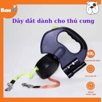 Dây dắt chó tự động BaeYi xích chó mèo dài 3m, dây dắt mèo chó đi dạo phụ kiện thú cưng