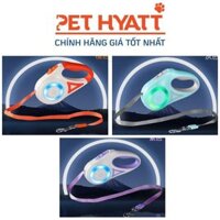 Dây Dắt Tự Động 3M Phát Sáng Led Cho Thú Cưng