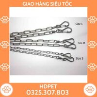 DÂY DẮT XÍCH INOX CHO CHÓ MÈO