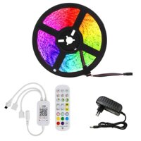 DÂY ĐÈN BLUETOOTH 5050 LED RGB CÓ REMOTE ĐỔI MÀU THEO NHẠC