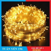 Dây đèn chớp led 100m màu vàng - Dây led nháy 100m sáng vàng