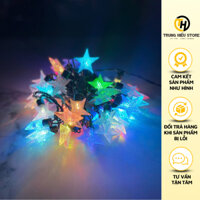 Dây Đèn Chớp LED Sao Bọt Đủ Màu 5m - 50 Bóng Sử Dụng Nhiều Cho Trang Trí Cây Thông Noel