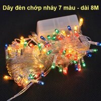 Dây đèn chớp nháy 1 màu - DÀI 8 M 56 bóng