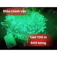 Dây đèn chớp nháy 100m 600 bóng, điều chỉnh vặn