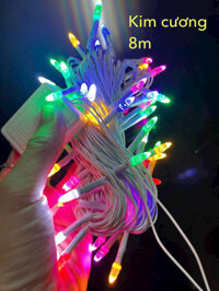 Dây đèn chớp nháy bóng tiêu 8M - giá rẻ