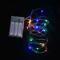 Dây đèn đom đóm dùng pin Fairy Lights LEDPINNHUYEN2M-MAU - Nhiều màu -2m