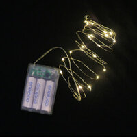 Dây đèn đom đóm dùng pin Fairy Lights LEDPINNHUYEN2M-VANG - Vàng - 2m