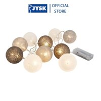 Dây đèn | JYSK Kaare | nhựa PS | nhiều màu | 10 bóng led | D165cm