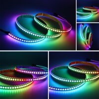 Dây Đèn Led 1M 144 Bóng WS2812B WS2812 5050 RGB 5050 RGB Chống Thấm Nước IP30/65/67 DC5V
