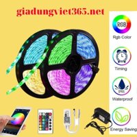 Dây đèn Led Bluetooth 5m Smd 5050 Led Rgb 12v linh hoạt đa năng chống thấm nước - Gia Dụng Việt 365