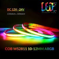 DÂY ĐÈN LED COB WS2811 ARGB DC12V 720LED/MÉT 576LED/MÉT
