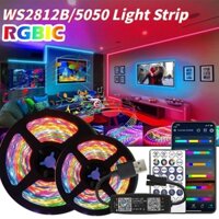 Dây đèn Led Dc5V Ws2812B 5m Ws2812 chống nước Ip30 Ip65 điều khiển cảm ứng âm thanh