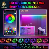 Dây đèn led đuổi ARGB 16 triệu màu, cảm biến âm thanh trực tiếp, điều khiển bằng điện thoại, led 5050 IP65 cao cấp