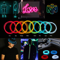 Dây Đèn Led EL Wire 3m - Kèm nguồn (LED Wire)